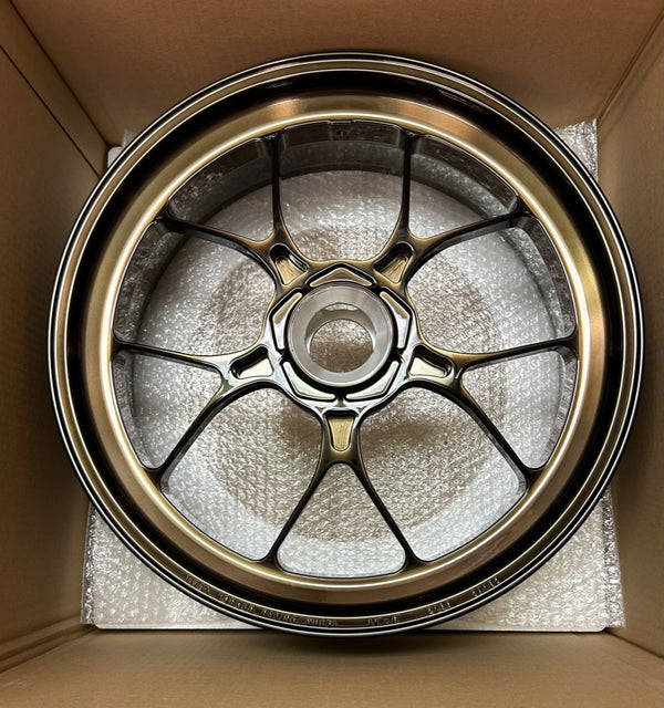 TITAX wheels fitted to a motorcycle