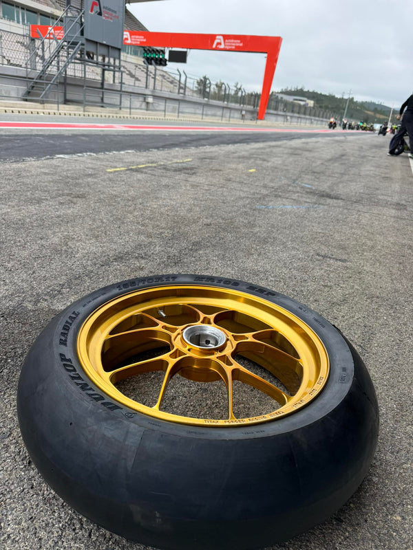 TITAX wheels fitted to a motorcycle