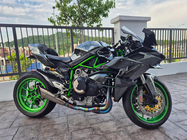 TITAX wheels fitted to a motorcycle