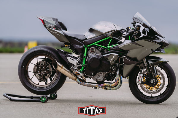TITAX wheels fitted to a motorcycle