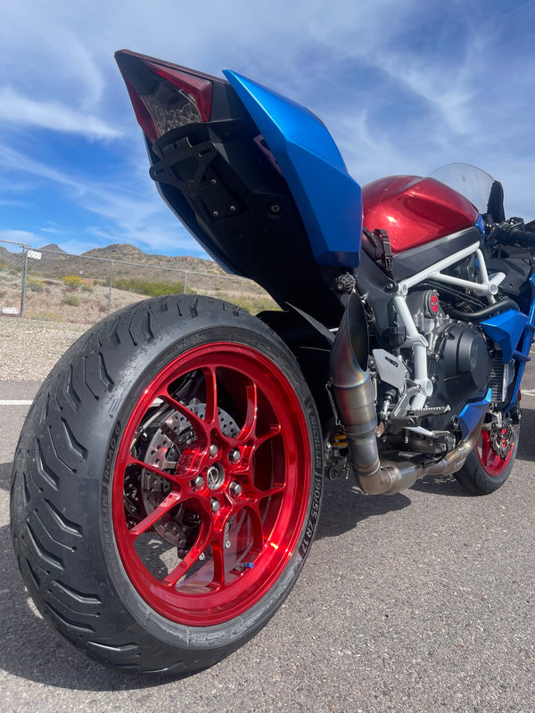 TITAX wheels fitted to a motorcycle