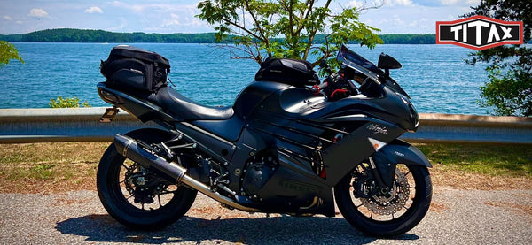 TITAX wheels fitted to a motorcycle