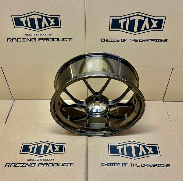 TITAX wheels fitted to a motorcycle